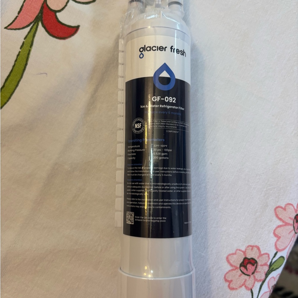 Glacier Fresh Water Filter x 4 new in box. FPPWFU01